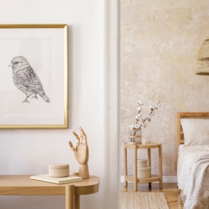 Malermeisterin Kogge - Schlafzimmer in Boho Style cremefarben