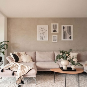 Malermeisterin Kogge - Wohnzimmer Skandi Style beige